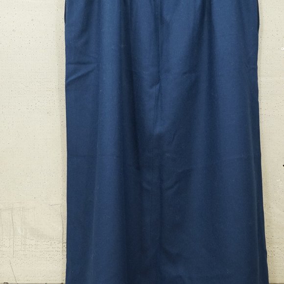 Vintage Navy Blue 100% Wool Pendelton Skirt Pleated Size 14 - Picture 2 of 4